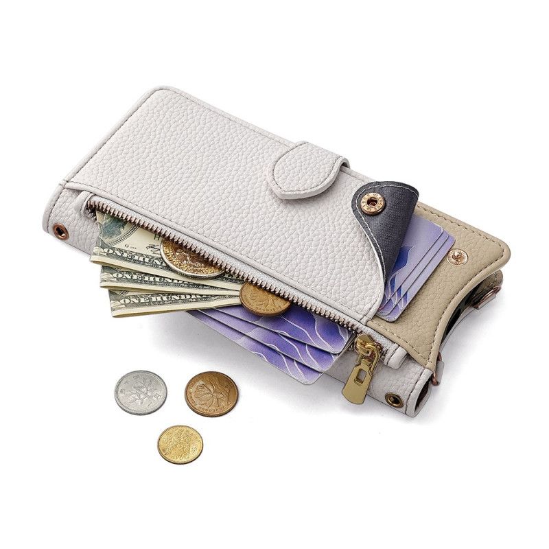 Læder Cover Realme 14 Pro 5g Pung Og Kæde