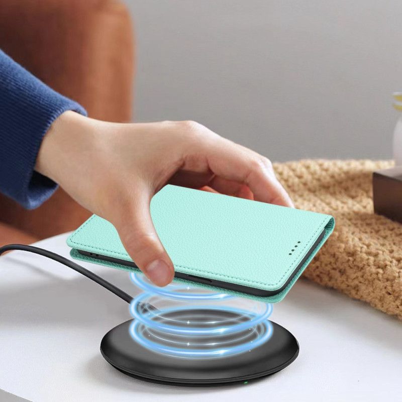 Læder Cover Realme 14 Pro 5g Telefon Etui Klassisk Rfid-pung