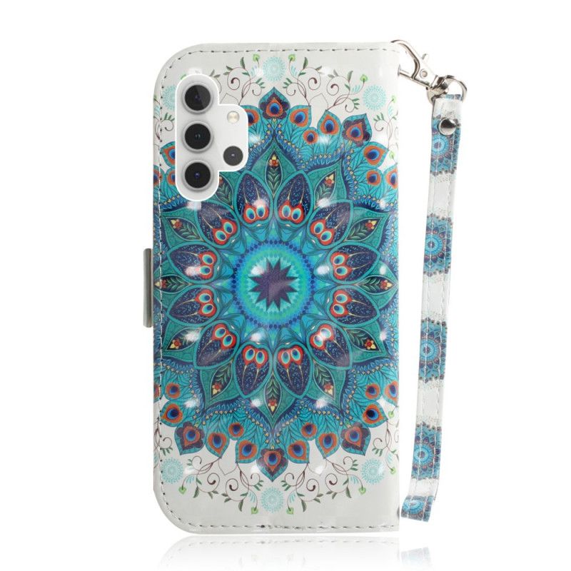 Flip Cover Samsung Galaxy A32 5G Mesterlig Mandala Med Rem