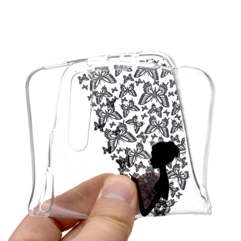 Cover Huawei P Smart Pro Pro Kjole Sommerfugle