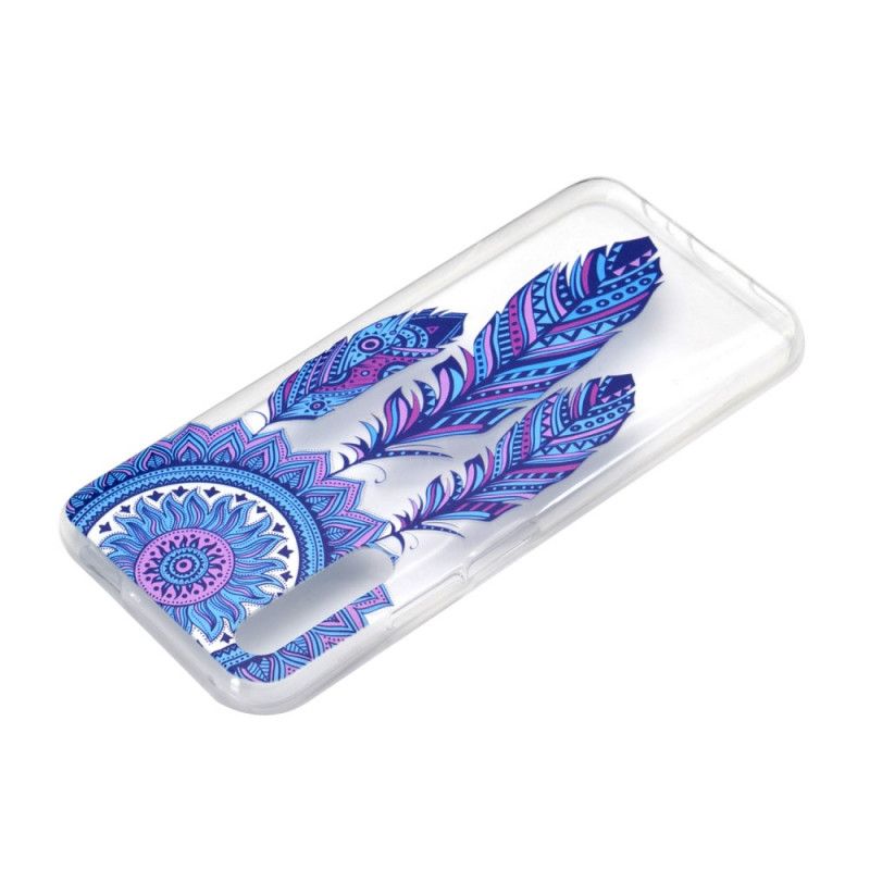 Cover Huawei P Smart Pro Mobilcover Pro Dreamcatcher Blå Fjer