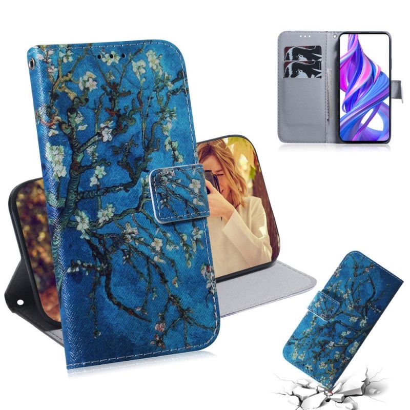 Flip Cover Huawei P Smart Pro Pro Blomstrende Grene