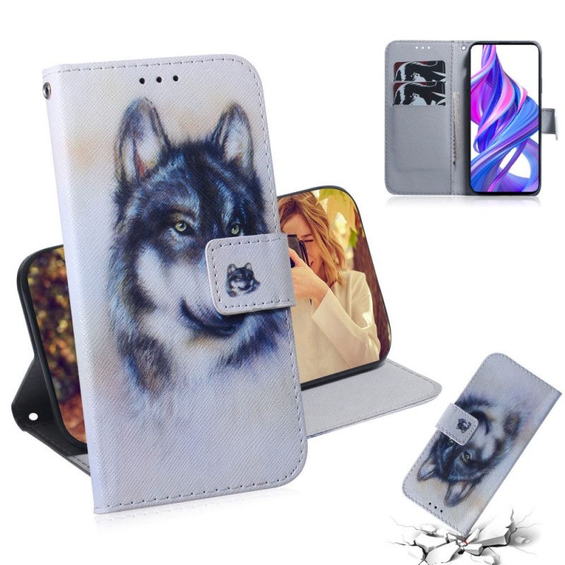 Flip Cover Huawei P Smart Pro Mobilcover Pro Hunde Blik
