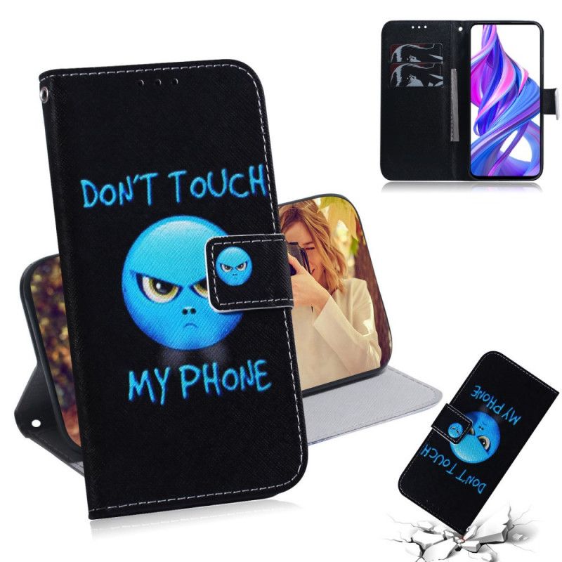 Flip Cover Læder for Huawei P Smart Pro Pro Emoji-Telefon