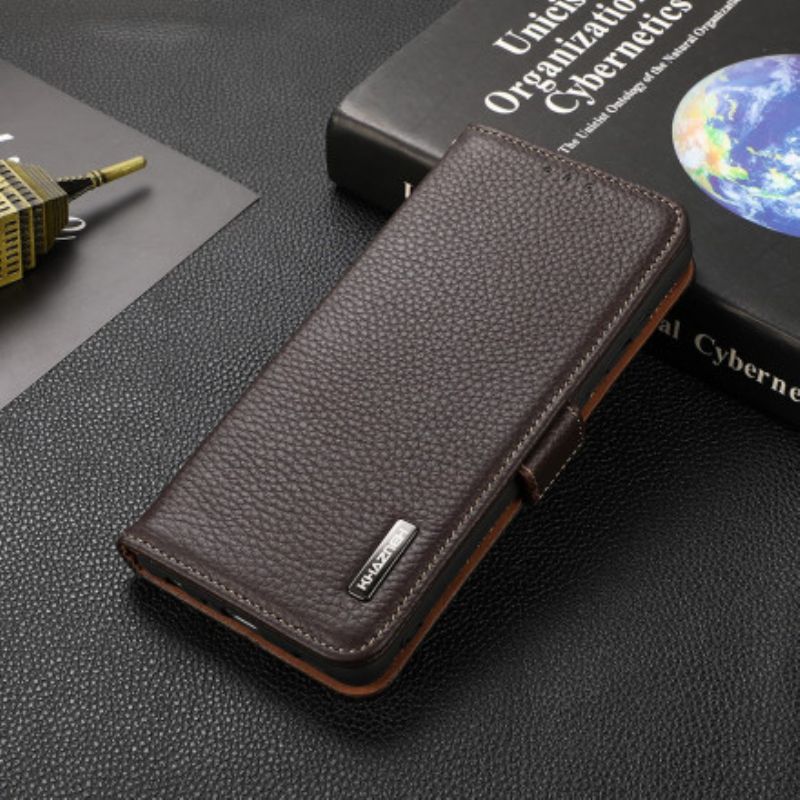 Flip Cover Sony Xperia 5 Iii Litchi Læder Khazneh Rfid