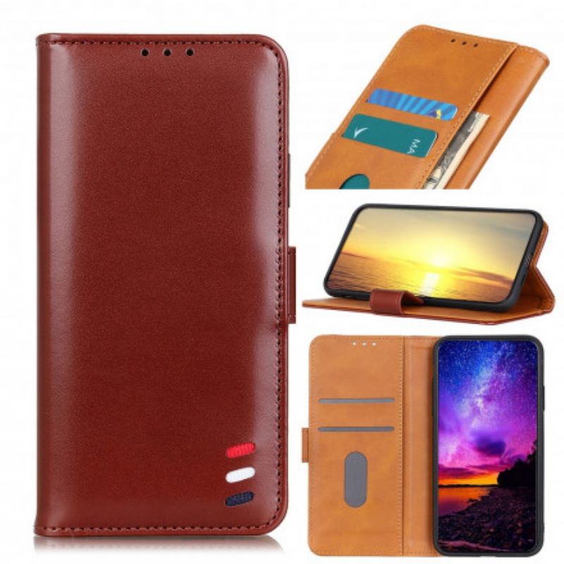 Flip Cover Sony Xperia 5 Iii Trefarvet Lædereffekt