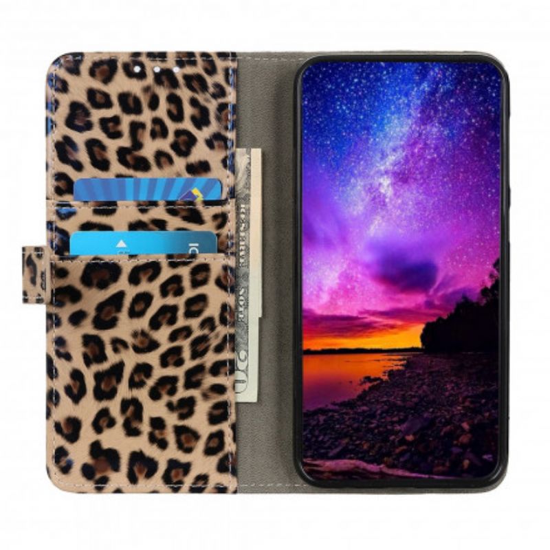 Læder Cover Sony Xperia 5 Iii Simple Leopard