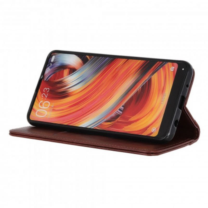 Læder Cover Sony Xperia 5 Iii Telefon Etui Klassisk Split Litchi-læder