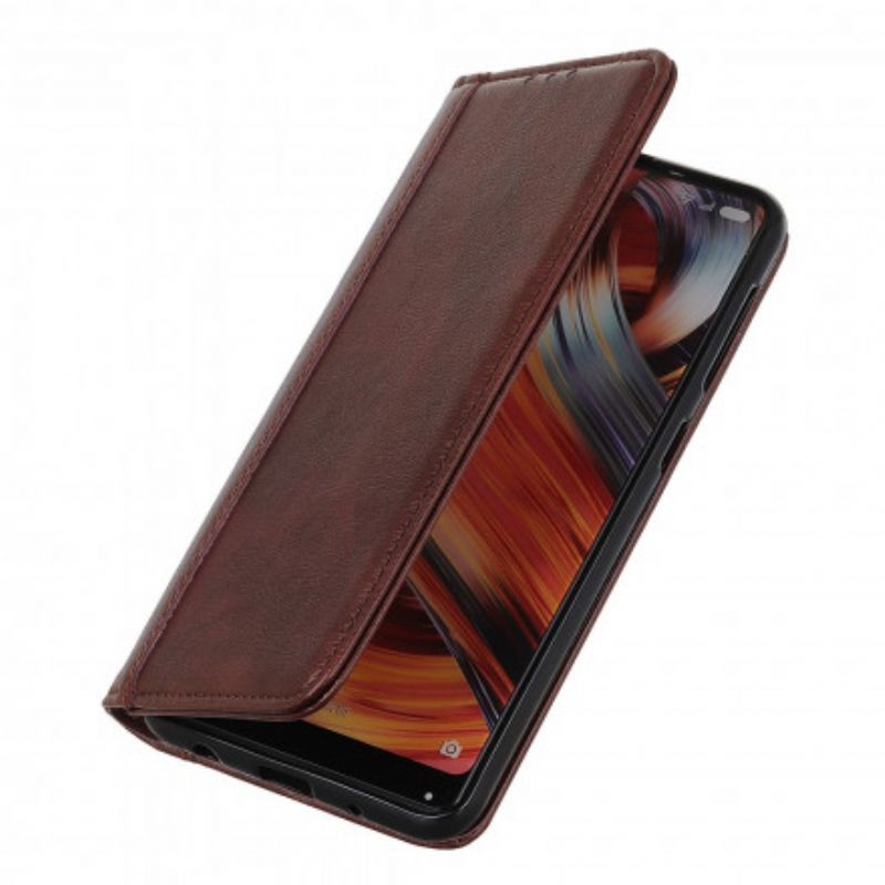 Læder Cover Sony Xperia 5 Iii Telefon Etui Klassisk Split Litchi-læder