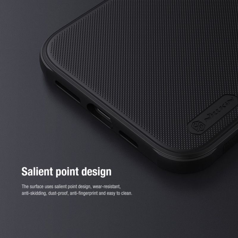 Cover iPhone 12 / 12 Pro Sort Frostet Nillkin