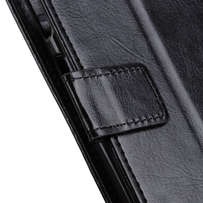 Flip Cover Læder iPhone 12 / 12 Pro Sort Klassisk