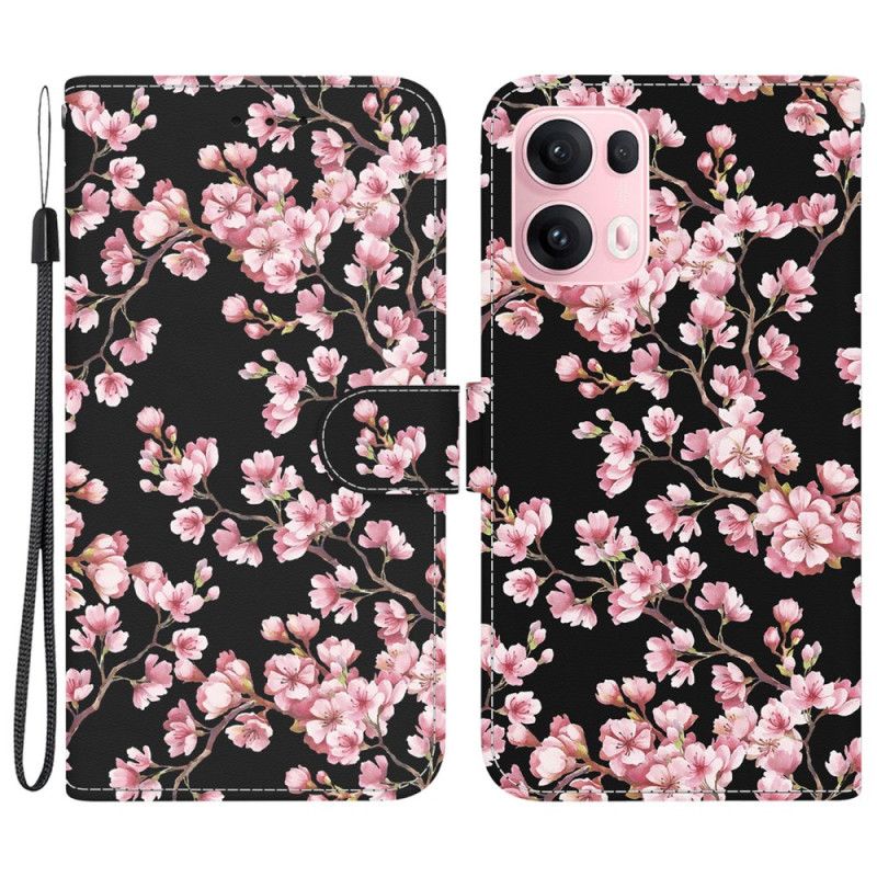 Flip Cover Oppo Reno 13 Pro 5g Blommeblomster