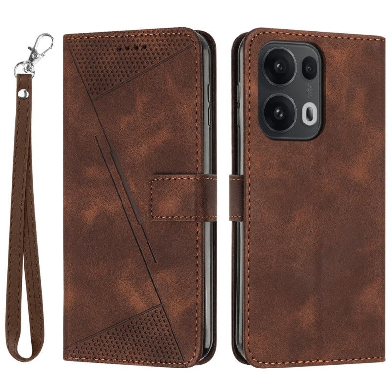 Flip Cover Til Oppo Reno 13 Pro 5g Linjer