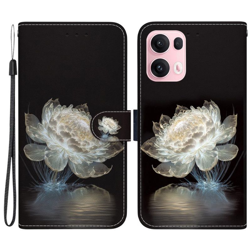 Læder Cover Oppo Reno 13 Pro 5g Krystalpæon