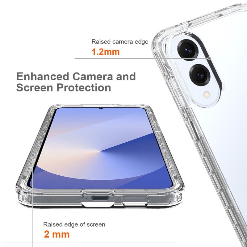 Cover Samsung Galaxy S25 5g Edge 2-i-1 Transparent