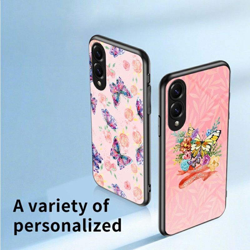 Cover Samsung Galaxy S25 5g Edge Hærdet Glas Sommerfuglecover