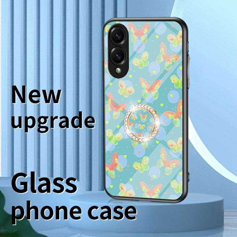 Cover Samsung Galaxy S25 5g Edge Hærdet Glas Sommerfuglecover