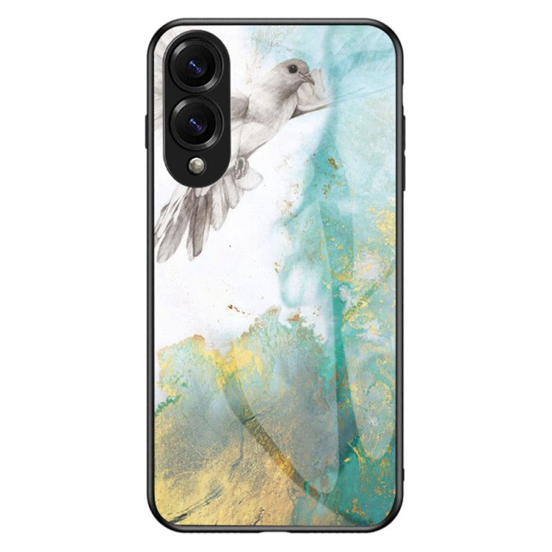 Cover Samsung Galaxy S25 5g Edge Hærdet Marmorglas