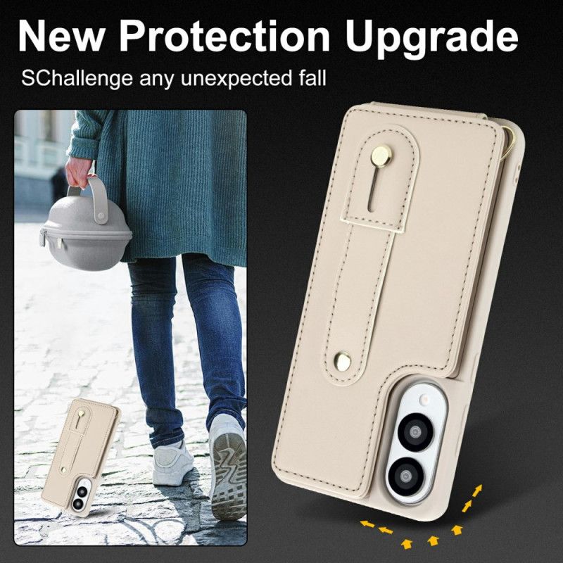 Cover Samsung Galaxy S25 5g Edge Kortholder Med Rem Og Skulderrem