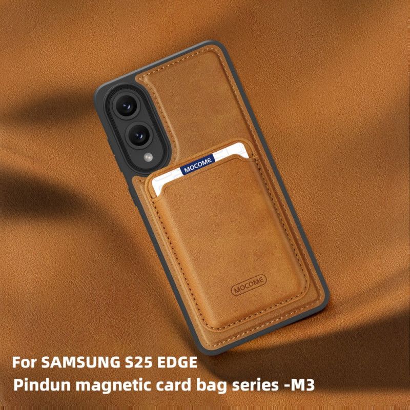Cover Samsung Galaxy S25 5g Edge Magnetisk Med Aftagelig Kortholder