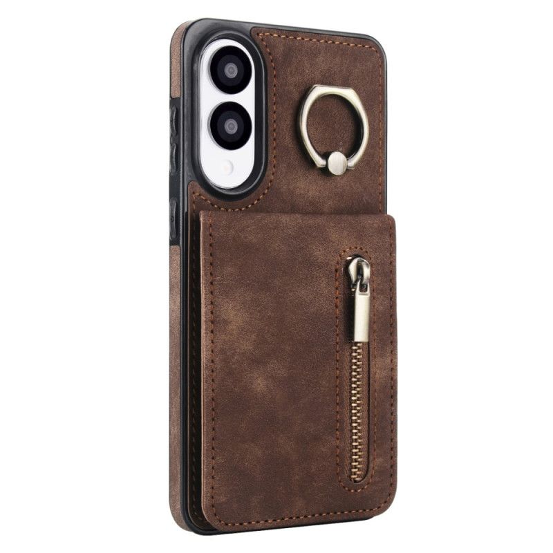 Cover Samsung Galaxy S25 5g Edge Pung Med Lynlås Og Rfid-teknologi