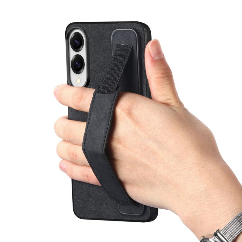 Cover Samsung Galaxy S25 5g Edge Retrostil Med Stativrem