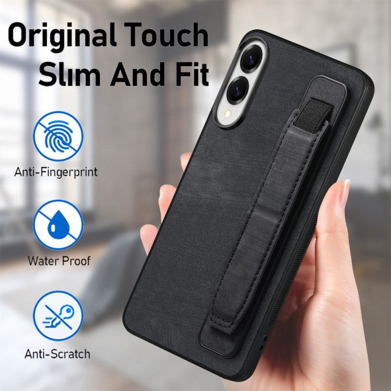 Cover Samsung Galaxy S25 5g Edge Retrostil Med Stativrem