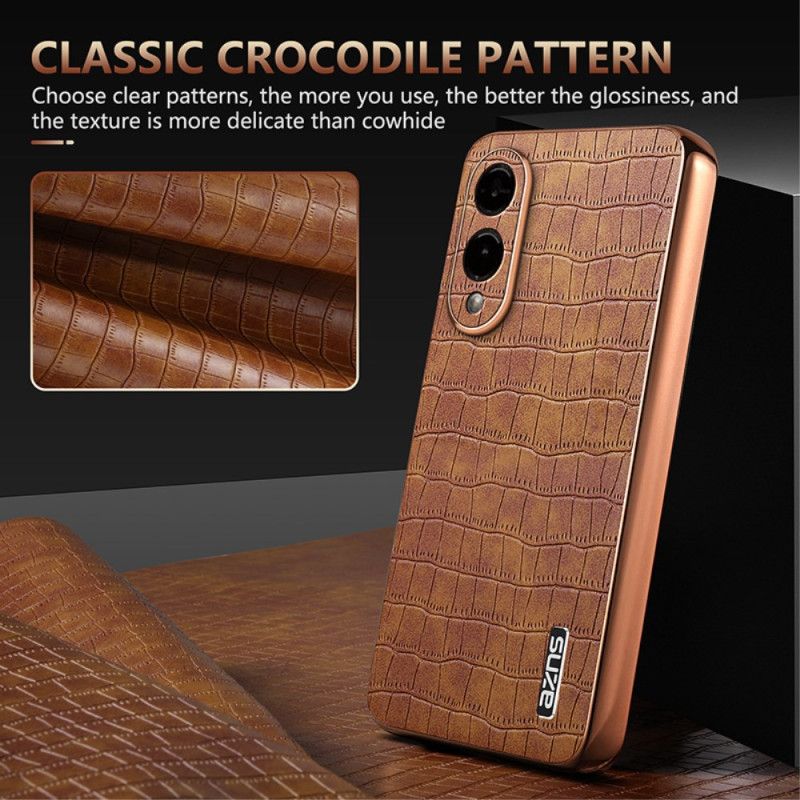 Cover Samsung Galaxy S25 5g Edge Telefon Etui Azns Krokodillestil