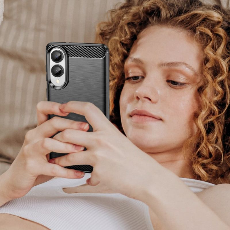 Cover Samsung Galaxy S25 5g Edge Telefon Etui Børstet Kulfiber