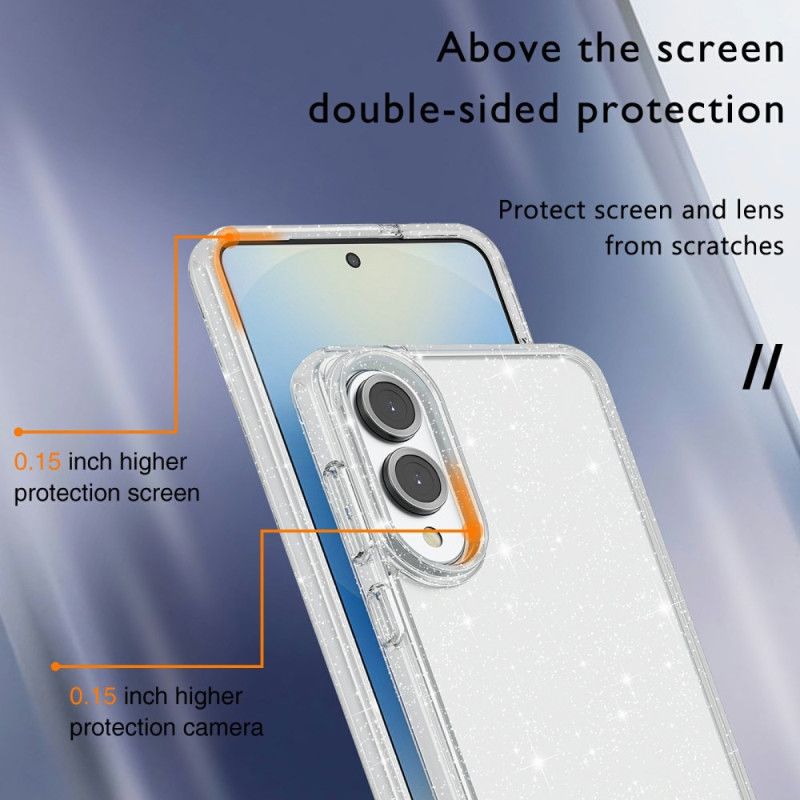 Cover Samsung Galaxy S25 5g Edge Telefon Etui Glitter