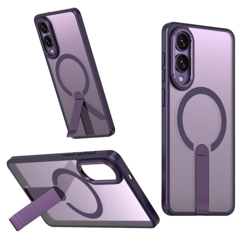 Cover Samsung Galaxy S25 5g Edge Telefon Etui Kompatibel Magsafe Med Integreret Stativ