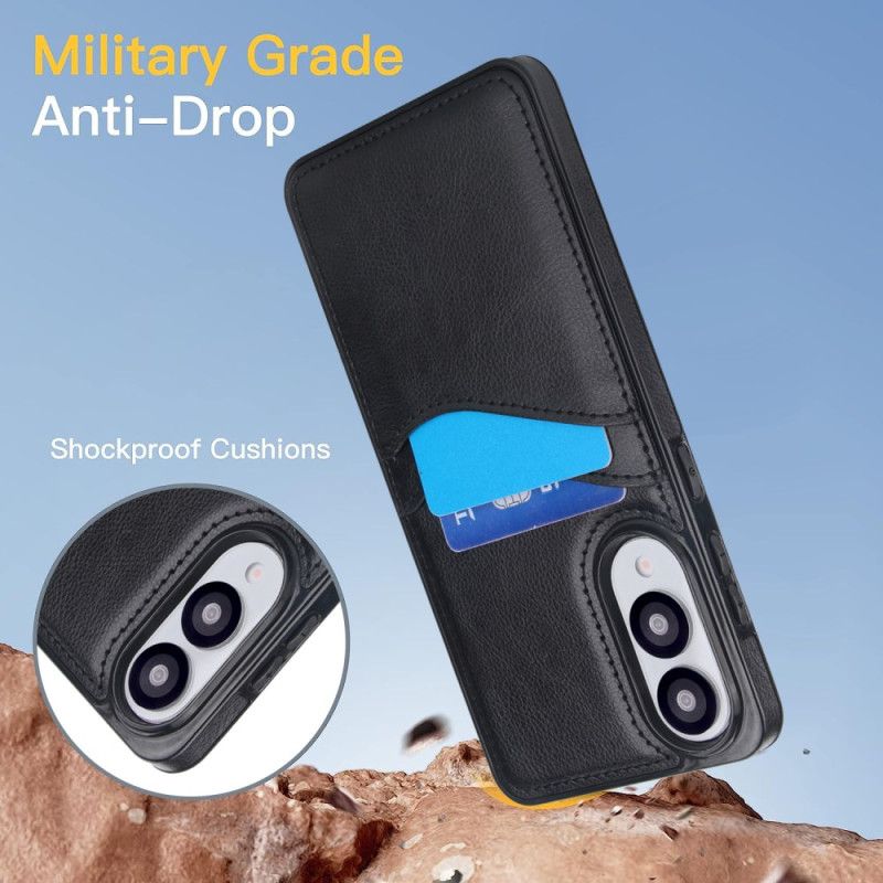 Cover Samsung Galaxy S25 5g Edge Telefon Etui Læderlignende Med Kortholder