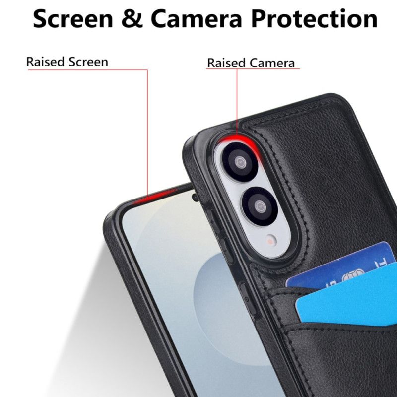 Cover Samsung Galaxy S25 5g Edge Telefon Etui Læderlignende Med Kortholder