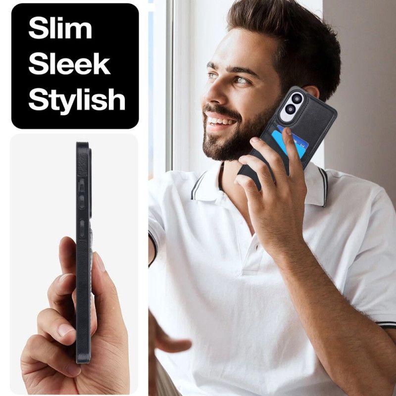 Cover Samsung Galaxy S25 5g Edge Telefon Etui Læderlignende Med Kortholder