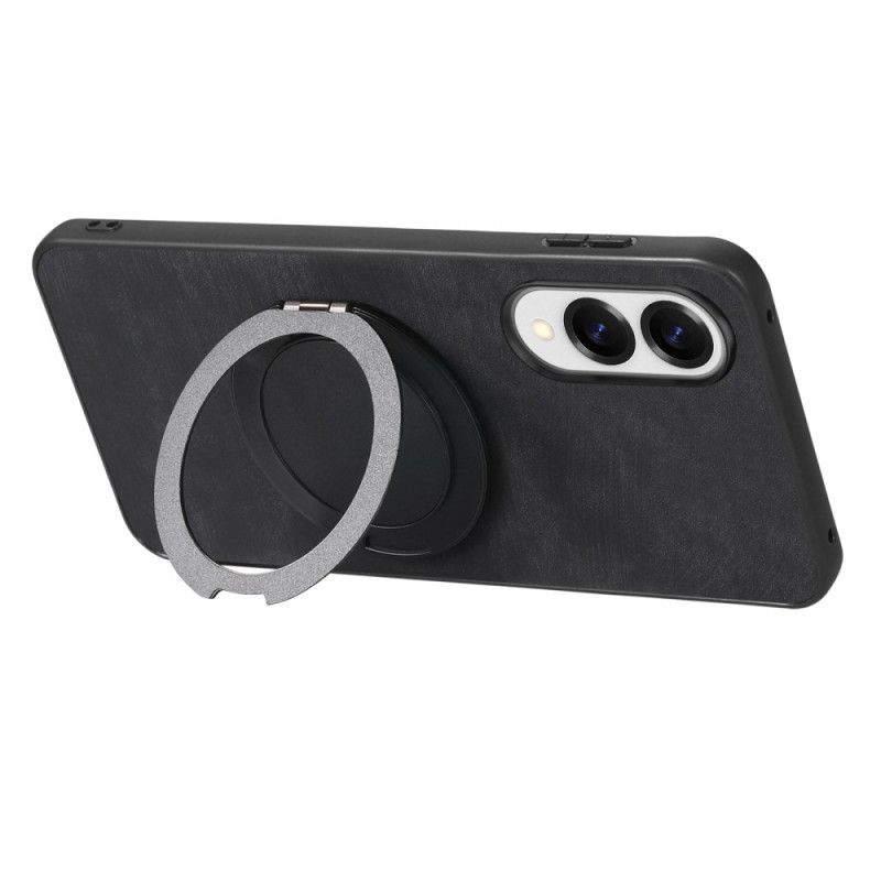 Cover Samsung Galaxy S25 5g Edge Telefon Etui Ruskindseffekt Med Roterende Stativ