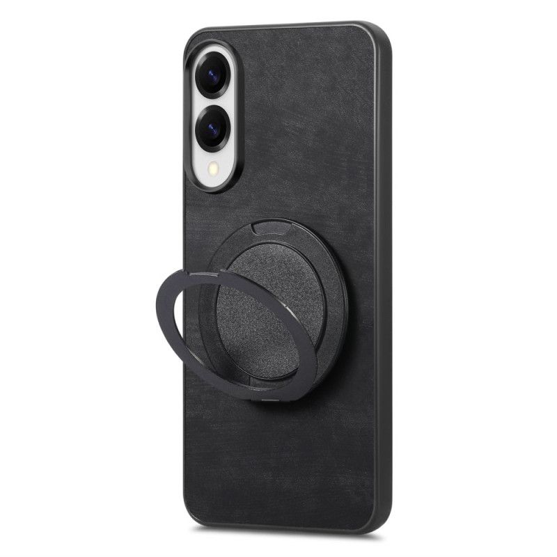 Cover Samsung Galaxy S25 5g Edge Telefon Etui Ruskindseffekt Med Roterende Stativ