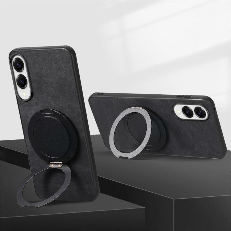 Cover Samsung Galaxy S25 5g Edge Telefon Etui Ruskindseffekt Med Roterende Stativ