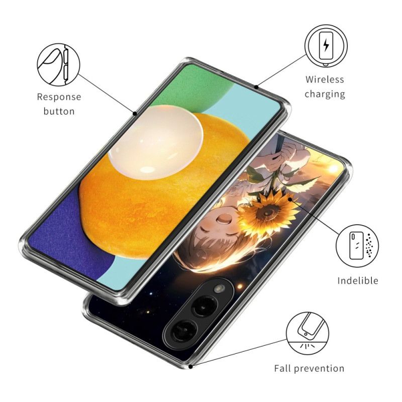 Cover Samsung Galaxy S25 5g Edge Telefon Etui Solsikkepige