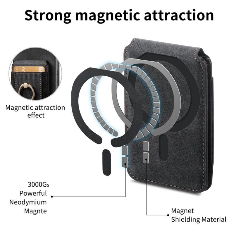 Cover Til Samsung Galaxy S25 5g Edge Aftagelig Kortholder Og Stativ