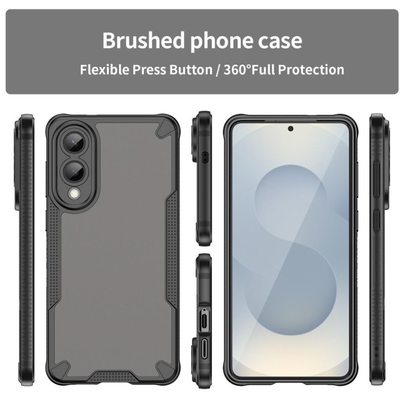 Cover Til Samsung Galaxy S25 5g Edge Børstet Gennemsigtig