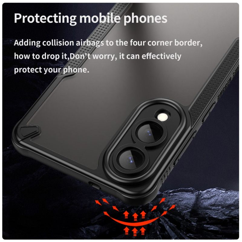 Cover Til Samsung Galaxy S25 5g Edge Børstet Gennemsigtig