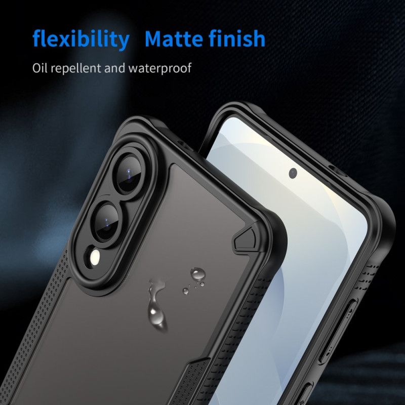 Cover Til Samsung Galaxy S25 5g Edge Børstet Gennemsigtig