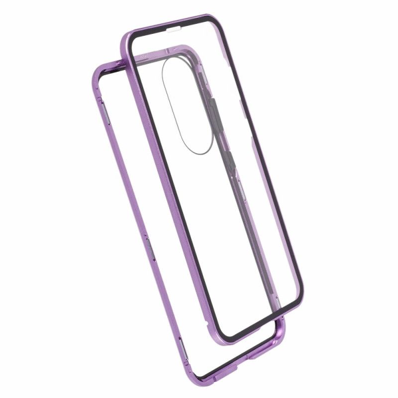 Cover Til Samsung Galaxy S25 5g Edge Hærdet Glas Og Magnetisk Ramme