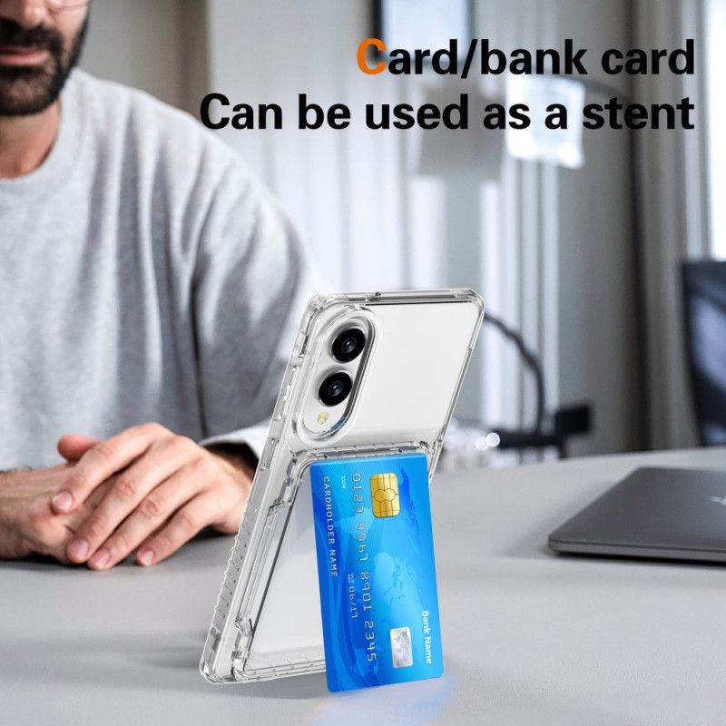 Cover Til Samsung Galaxy S25 5g Edge Klar Og Kortholder