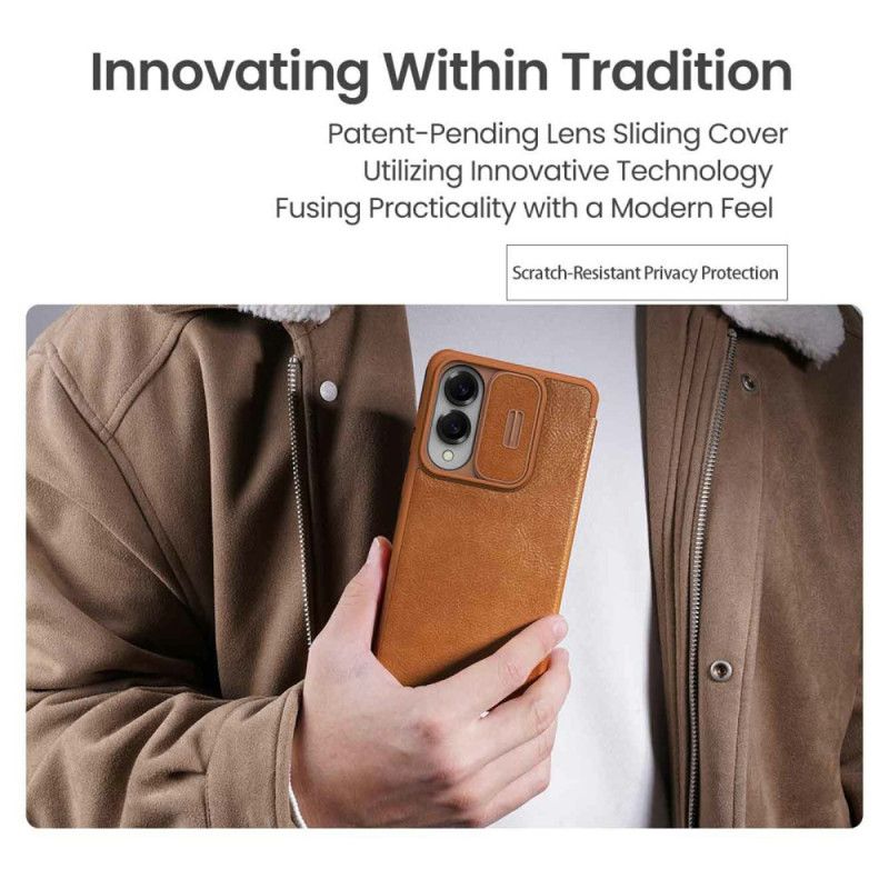 Cover Til Samsung Galaxy S25 5g Edge Qin Pro-serien Nillkin