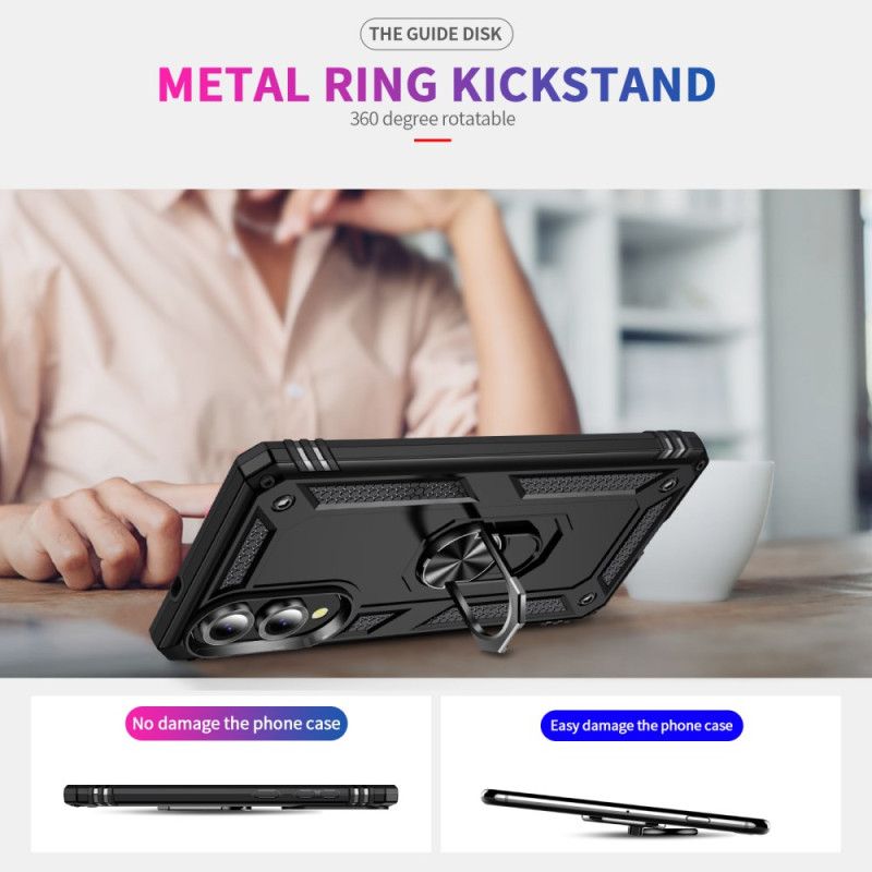 Cover Til Samsung Galaxy S25 5g Edge Robust Med Stativ