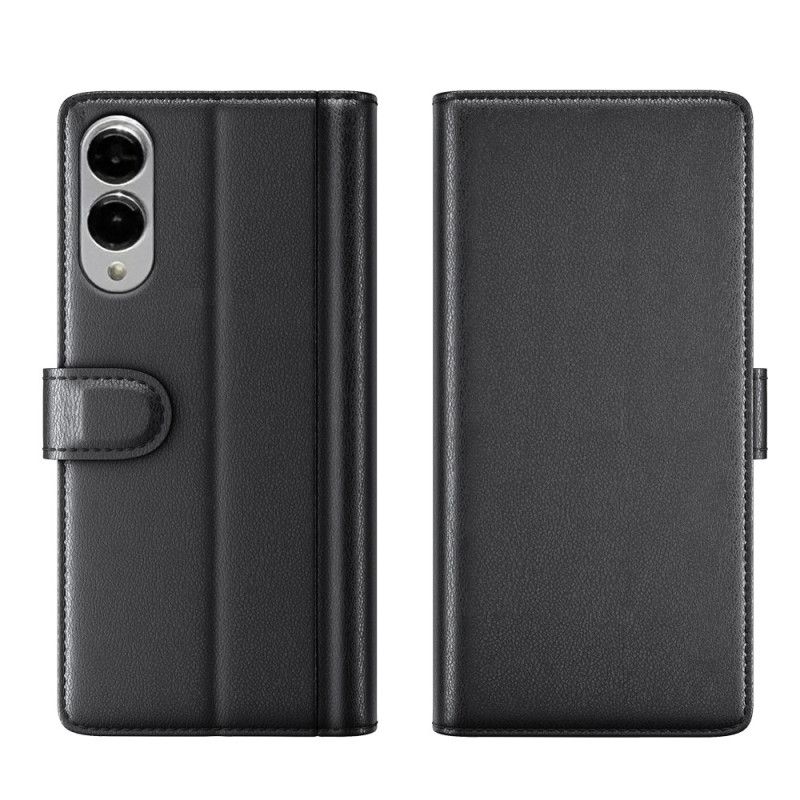 Flip Cover Samsung Galaxy S25 5g Edge Ægte Læder