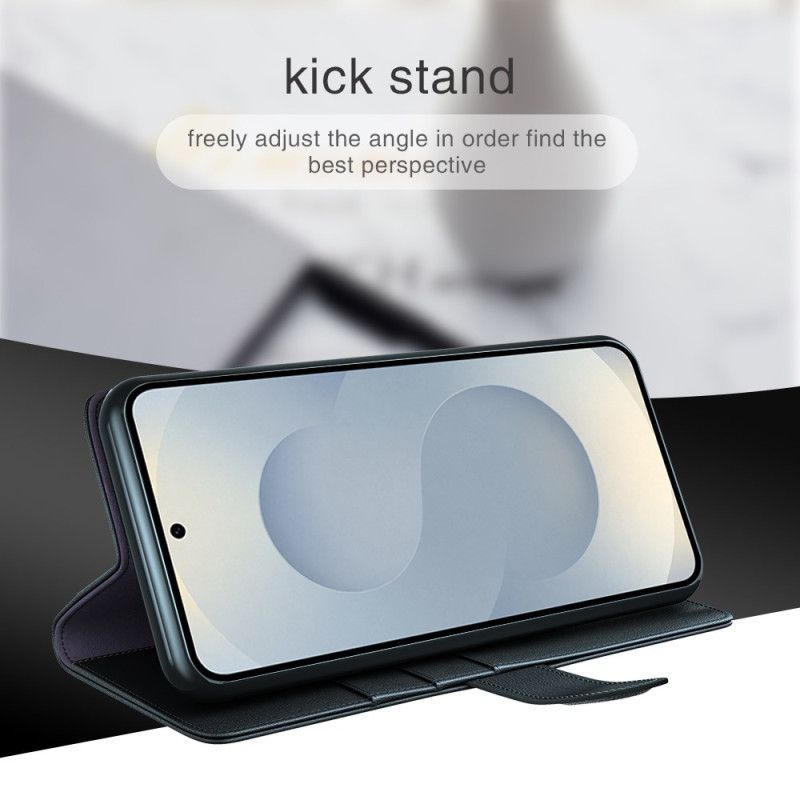 Flip Cover Samsung Galaxy S25 5g Edge Ægte Læder