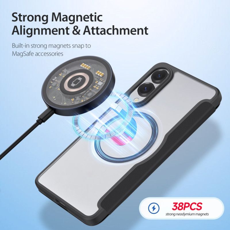 Flip Cover Samsung Galaxy S25 5g Edge Dux Ducis Pro-seriens Skin X