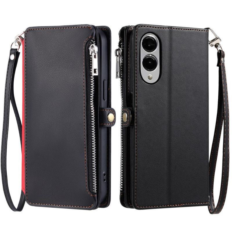 Flip Cover Samsung Galaxy S25 5g Edge Ergonomisk Håndledsrem